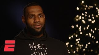 LeBron James exclusive interview on Lakers Kevin Durant Anthony Davis and more  NBA Interview [upl. by Namhcan462]