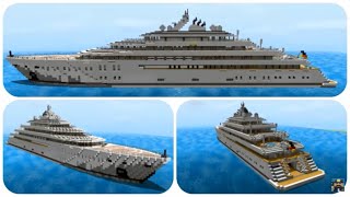 Minecraft How to Build a Yacht in Minecraft Part 1 Golden Odyssey  Minecraft Yacht Tutorial [upl. by Nofpets]