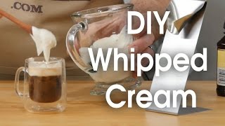 DIY whipped cream in 60 seconds [upl. by Jenifer]