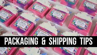 My ENTIRE Process  Packaging Labeling amp Shipping  Royalty Soaps [upl. by Kaiser]