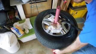 Remove balancing beads from these tires [upl. by Lotus]