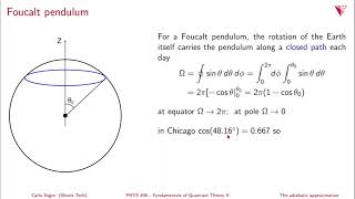 1106 The adiabatic approximation [upl. by Atkins]