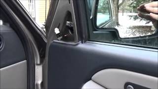 2001 Chevy Tahoe Side Mirror Replacement [upl. by Markiv]