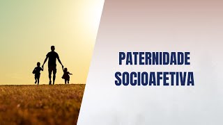 Paternidade socioafetiva [upl. by Aizirtap168]