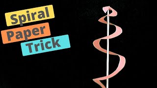 Spiral paper science trick with candle [upl. by Iglesias]