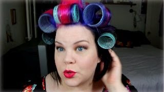 HOW TO Velcro Rollers For Short Hair [upl. by Ioj]