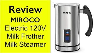 Review Miroco Milk Frother  How to make froth milk at home [upl. by Fini834]