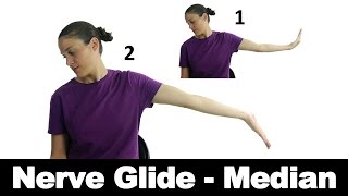 Nerve Glide  Median  Ask Doctor Jo [upl. by Osnofedli]