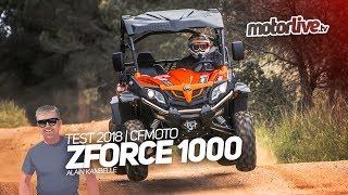 CFMOTO ZFORCE 1000  TEST EXCLUSIF 2018 [upl. by Afas767]