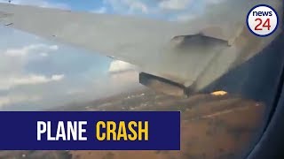 WATCH Dramatic footage apparently shows moment of Wonderboom plane crash [upl. by Iretak]