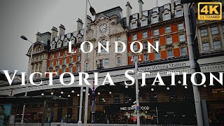 London Victoria Station Walk Through England 4K [upl. by Patterson]