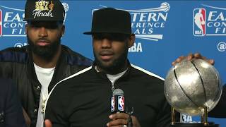 LeBron Discusses Michael Jordan in Heartfelt PostGame Interview [upl. by Vareck]