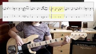 Foster The People  Pumped Up Kicks bass cover with tabs in video [upl. by Ecirpac203]