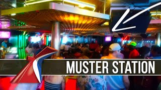 Find Your Muster Station On A Carnival Cruise  Travel Pro Tip 34 [upl. by Siram318]