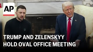 Trump and Zelenskyy hold Oval Office meeting [upl. by Leggett]