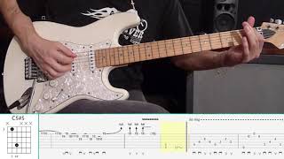 Skid Row  18 And Life Guitar Tutorial [upl. by Fisoi]