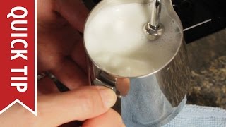 How to AutoFroth Milk for Lattes [upl. by Morry]