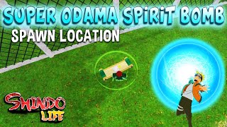 Super Odama Spirit Bomb Spawn Location  Shindo Life [upl. by Elatan80]