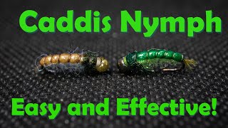 Caddis Nymph  Easy and Effective Fly Tying [upl. by Aninay]