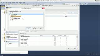 SQL Server Tutorial  Apply permissions to securables [upl. by Kurland287]