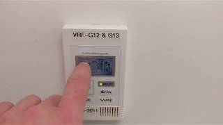 Mitsubishi Electric VRF Simple MA Controller Quick Demo [upl. by Oigroig]