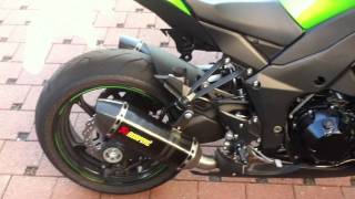 Kawasaki Z1000 Akrapovic Sound HD [upl. by Atnuahc]