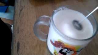 Aerolatte Review Frothing Cold Milk In Under 1 Minute [upl. by Isadore]